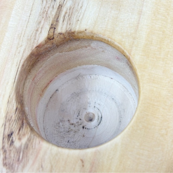 SIGNED & DATED Box Elder Hand Lathed Modern Wild Grass Vase RICHARD FITCH - Picture 13 of 14